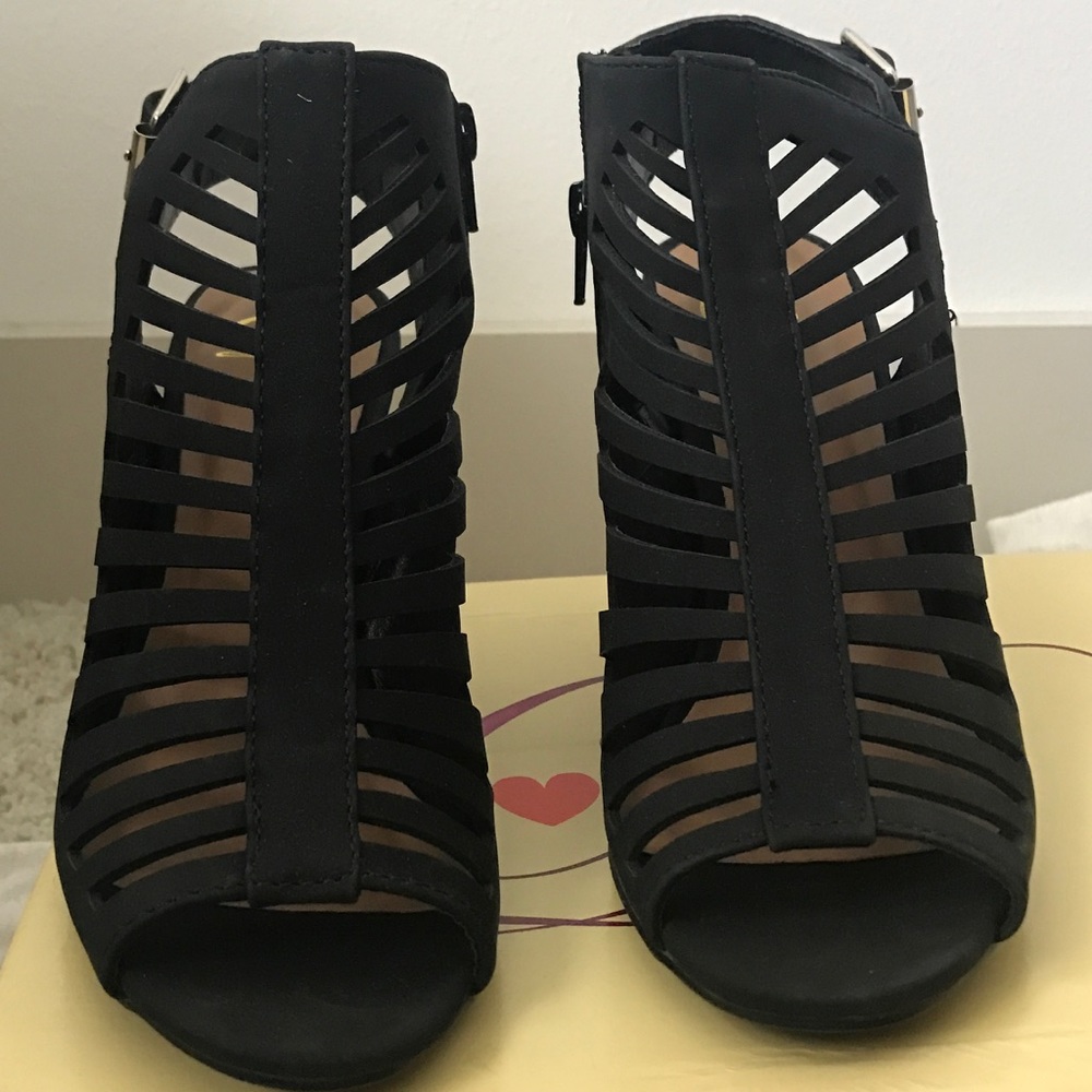 Buckle Strap Bootie Sandal